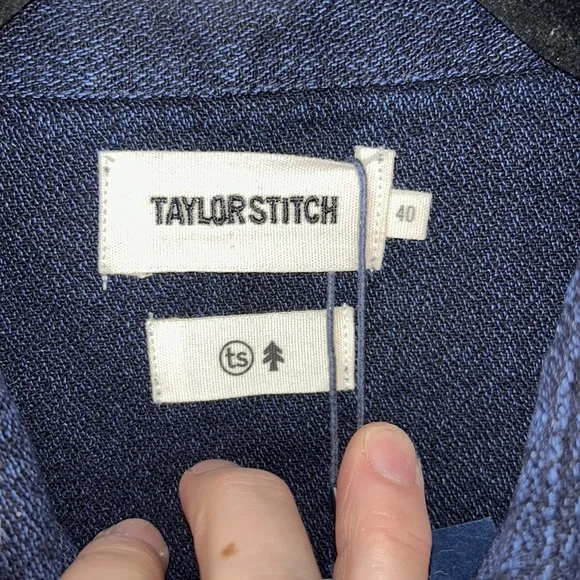 NWT Huckberry TAYLOR STICH TheWestern Shirt in Indigo Crepe - Picture 7 of 12